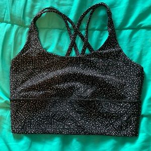Black lululemon sports bra